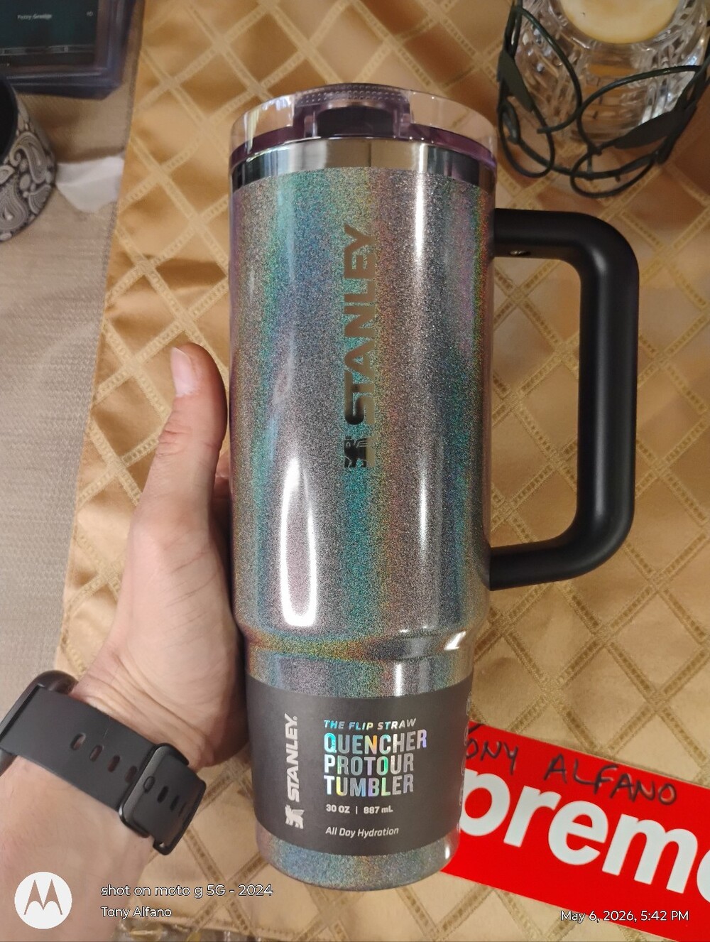 Stanley Member Exclusive Midnight Glitz 30oz Protour BNIB - In Hand Ships Fast